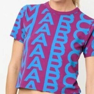 Marc Jacobs Women's Size Medium Baby Tee Monogramed NWT